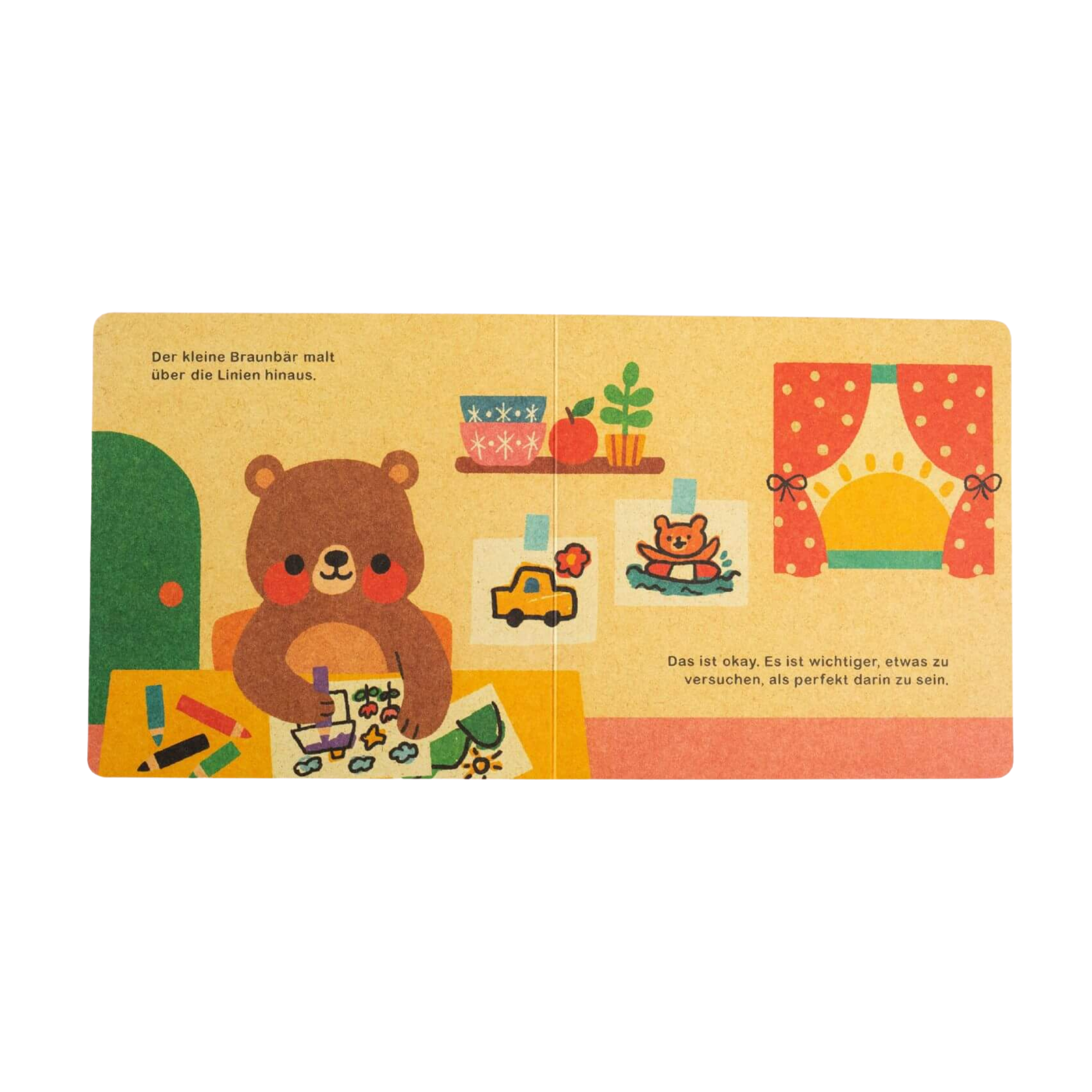 Im Retro-Stil zeigt diese Kinderbuch-Illustration aus 